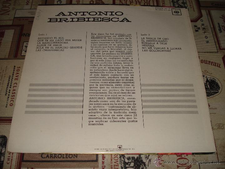 Discos de vinilo: ANTONIO BRIBIESCA - SAME - Foto 2