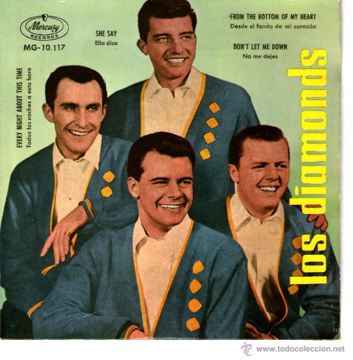 Discos de vinilo: LOS DIAMONDS  SHE SAY (MUY RARO) - Foto 1