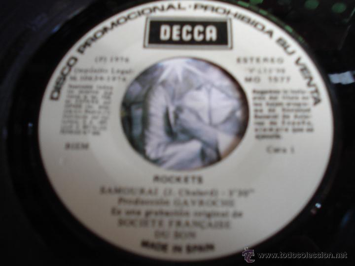 Discos de vinilo: ROCKETS - SAMOURAI (PROMO MUY RARO) - Foto 3
