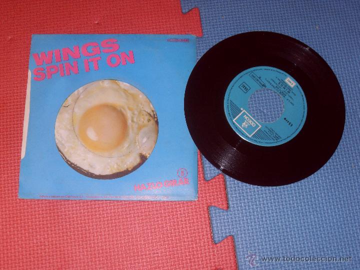 Discos de vinilo: WINGS SINGLE GETTING CLOSER  ACERCANDOME MADE IN SPAIN 1979 - Foto 2