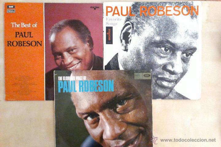 Discos de vinilo: PAUL ROBESON 3LPS - Foto 1