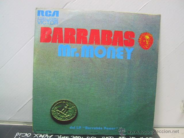 Discos de vinilo: BARRABAS - MR MONEY / BOOGIE ROCK - RCA 1973 - Foto 1