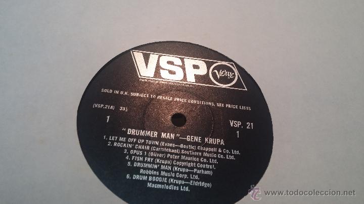 Discos de vinilo: Disco LPS, DRUMMER MAN, GENE KRUPA - Foto 5