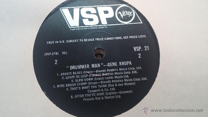 Discos de vinilo: Disco LPS, DRUMMER MAN, GENE KRUPA - Foto 6