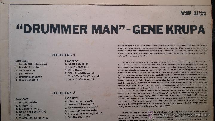 Discos de vinilo: Disco LPS, DRUMMER MAN, GENE KRUPA - Foto 7