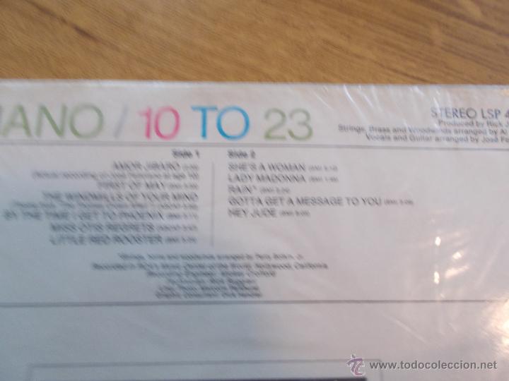 Discos de vinilo: FELICIANO. 10 TO 23 - Foto 2