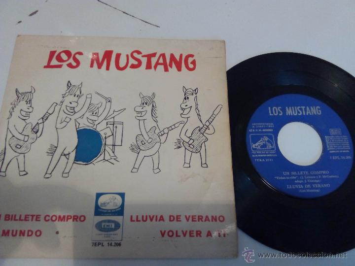 Discos de vinilo: Los Mustang - Un Billete Compro (, EP) - Foto 1