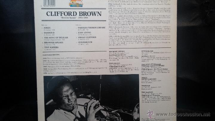 Discos de vinilo: Disco Lps de vinilo, CLIFFORD BROWN - Foto 2
