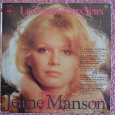 Discos de vinilo: JEANE MANSON LA CHAPELLE DE HARLEM 1977 CBS 4986 DISCO VINILO FRANCIA. Lote 47871119