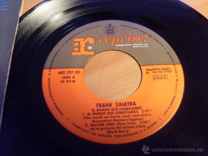 Discos de vinilo: FRANK SINATRA (MI QUERIDO CORAZON + 3) EP ESPA&Ntilde;A 1967 (EPI6) - Foto 2