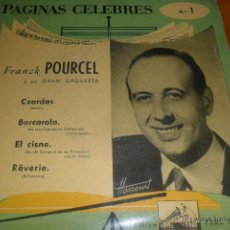 Discos de vinilo: FRANCK POURCEL Y ORQUESTA.- EP 50'S
