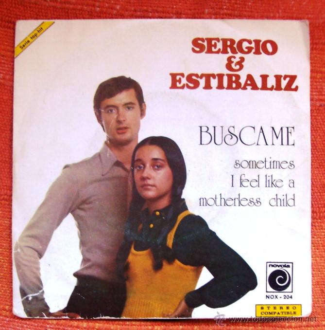 Discos de vinilo: Single Vinilo de Sergio y Estibaliz Buscame - Foto 1