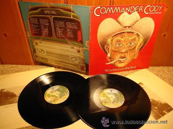 Discos de vinilo: commander cody / We've Got a Live One Here 1976 !! doble lp, org edit usa, todo impecable !!!