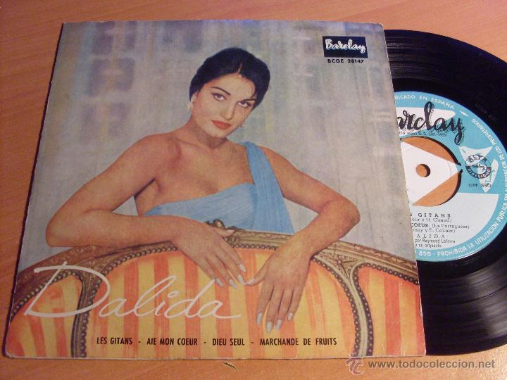 Discos de vinilo: DALIDA (LES GITANS +3 ) EP ESPA&Ntilde;A 1959 TRIANGULO CENTRAL (EX+/EX+) (EPI5) - Foto 1