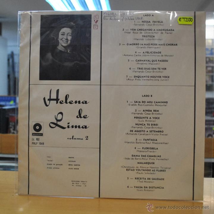 Discos de vinilo: HELENA DE LIMA - HELENA DE LIMA VOLUME 2 - LP - Foto 2