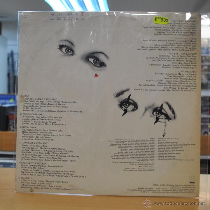 Discos de vinilo: PIERROS E COLOMBINAS - CARNAVAL COM AMOR COM HUMOR - LP - Foto 2