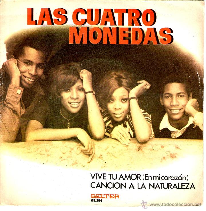 Discos de vinilo: LAS CUATRO MONEDAS - VIVE TU AMOR - Foto 1