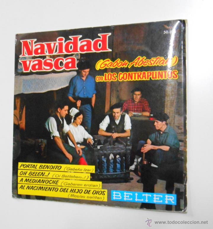 Discos de vinilo: LOS CONTRAPUNTOS. / NAVIDAD VASCA. TDKDS2 - Foto 1
