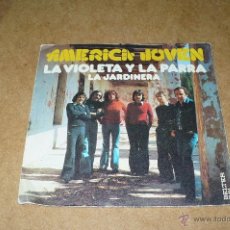 Discos de vinilo: AMERICA JOVEN, LA VIOLETA Y LA PARRA, LA JARDINERA, BELTER, 08.494, DEL 1975... Lote 47927824