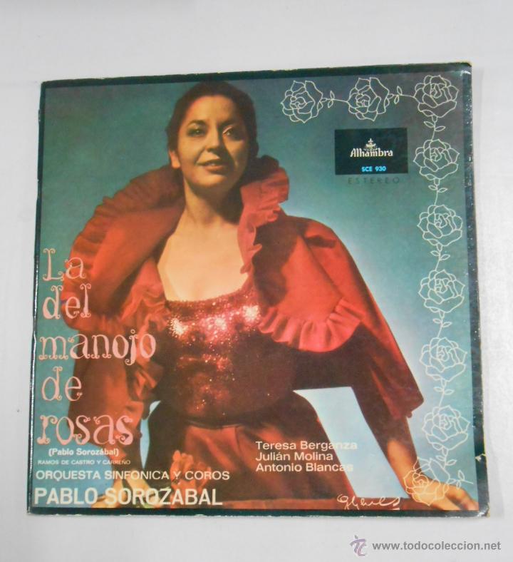 Discos de vinilo: LA DEL MANOJO DE ROSAS.- PABLO SOROZABAL. TDKDA1 - Foto 1