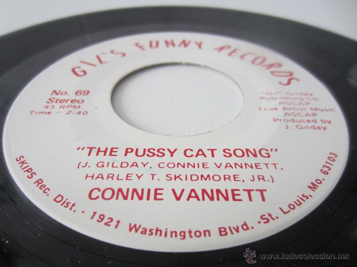 Discos de vinilo: CONNIE VANNETT - THE PUSSY CAT SONG 1976 USA SINGLE * PROMO - Foto 3 - 47934658