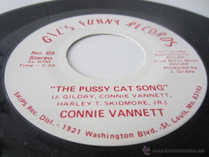 Discos de vinilo: CONNIE VANNETT - THE PUSSY CAT SONG 1976 USA SINGLE * PROMO - Foto 4 - 47934658