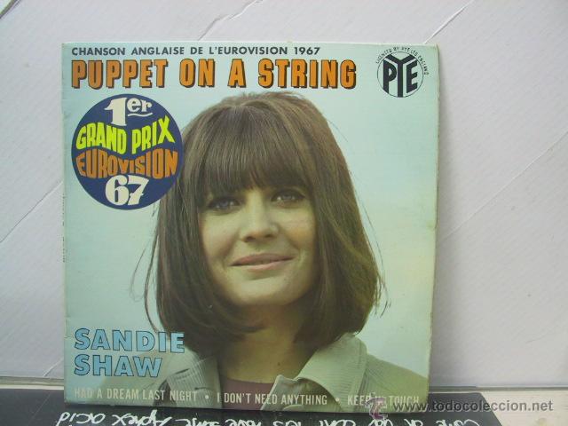 Discos de vinilo: SANDIE SHAW - PUPPET ON A STRING + 3 - EDICION FRANCESA - VOGUE - Foto 1