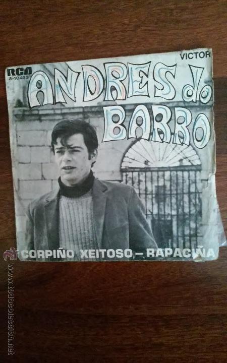 Discos de vinilo: andres do barro-corpi&ntilde;o xeitoso,rapaci&ntilde;a - Foto 1