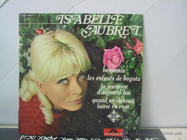 Discos de vinilo: ISABELLE AUBRET - BENJAMIN + 3 - ORIGINAL FRANCES - POLYDOR 1968 - Foto 1