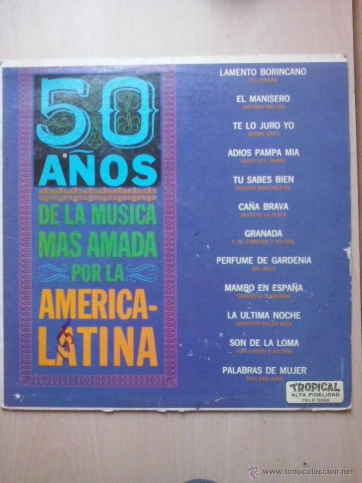 Disques de vinyle: 50 a&ntilde;os de la musica mas amada por la america latina - lp tropical usa