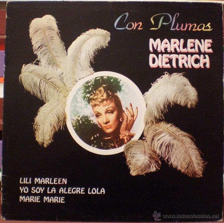 Discos de vinilo: Marlene Dietrich - Con Plumas - Foto 1