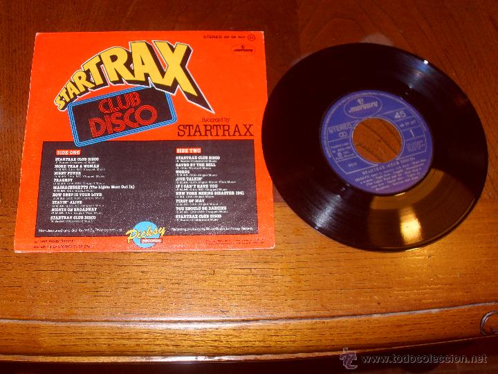 Discos de vinilo: STARTRAX SINGLE STARTRAX CLUB DISCO MADE IN SPAIN 1981 - Foto 2