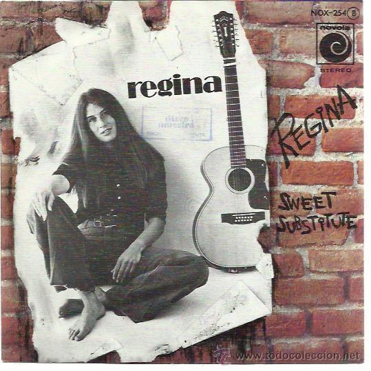 Disques de vinyle: REGINA Sg NOVOLA 1976 sweet substitute/ regina FOLK jc calderon PROMO