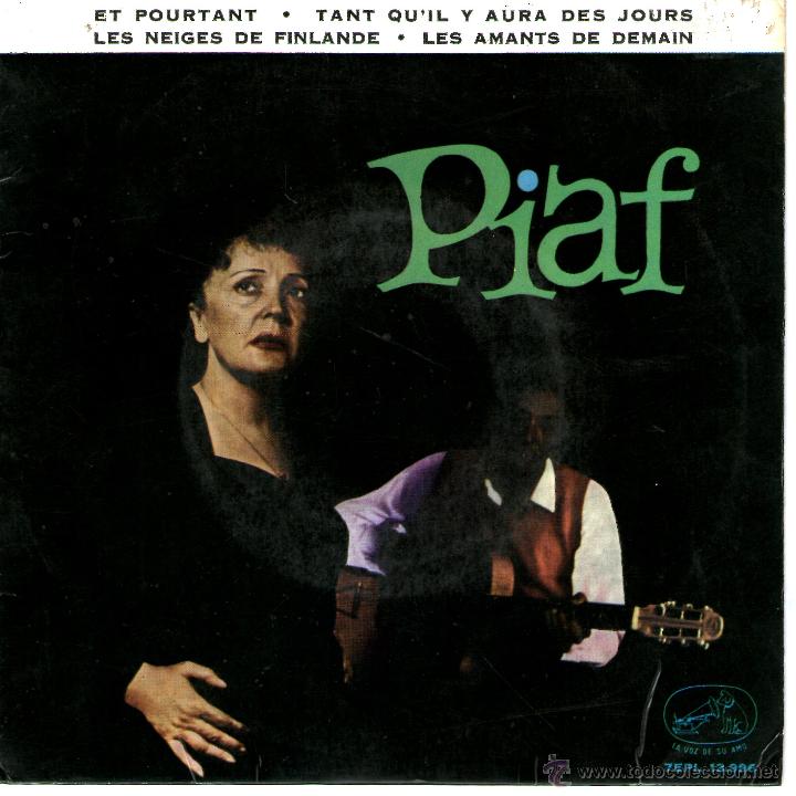 Discos de vinilo: EP DE EDITH PIAF - ET POURTANT+3 - Foto 1