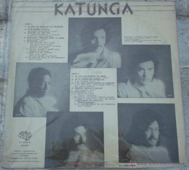 Discos de vinilo: LP peruano de Katunga a&ntilde;o 1978 - Foto 2