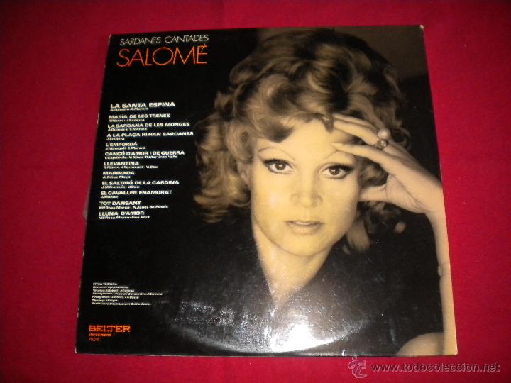 Discos de vinilo: SALOME Sardanes cantades - Foto 3