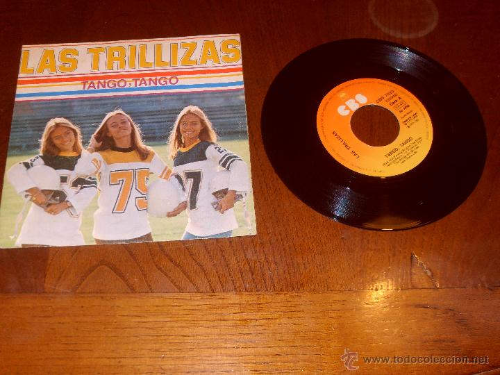Discos de vinilo: LAS TRILLIZAS SINGLE TANGO TANGO MADE IN SPAIN 1979 - Foto 1