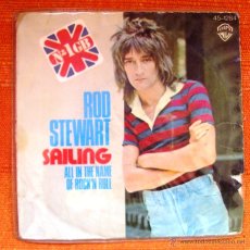 Discos de vinilo: SINGLE VINILO ROD STEWART SAILING