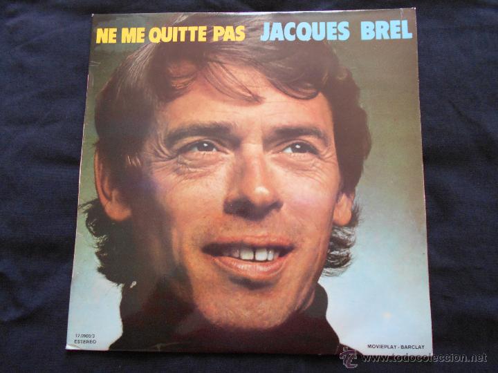 Discos de vinilo: JACQUES BREL // NE ME QUITE PAS // EDICION ESPA&Ntilde;OLA - Foto 1