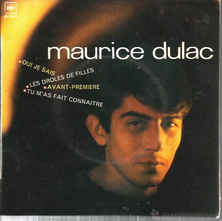 Discos de vinilo: EP MAURICE DULAC : QUE JE SAIS - Foto 1