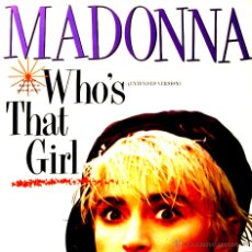 Discos de vinilo: 12 INCH - MADONNA - WHO'S THAT GIRL (SPANISH PRESSING 1987) - NUEVO, STOCK DE TIENDA