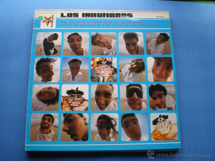 Discos de vinilo: LOS INHUMANOS EL MAGICO PODER GRATUITO..LP 1991  PDELUXE - Foto 1