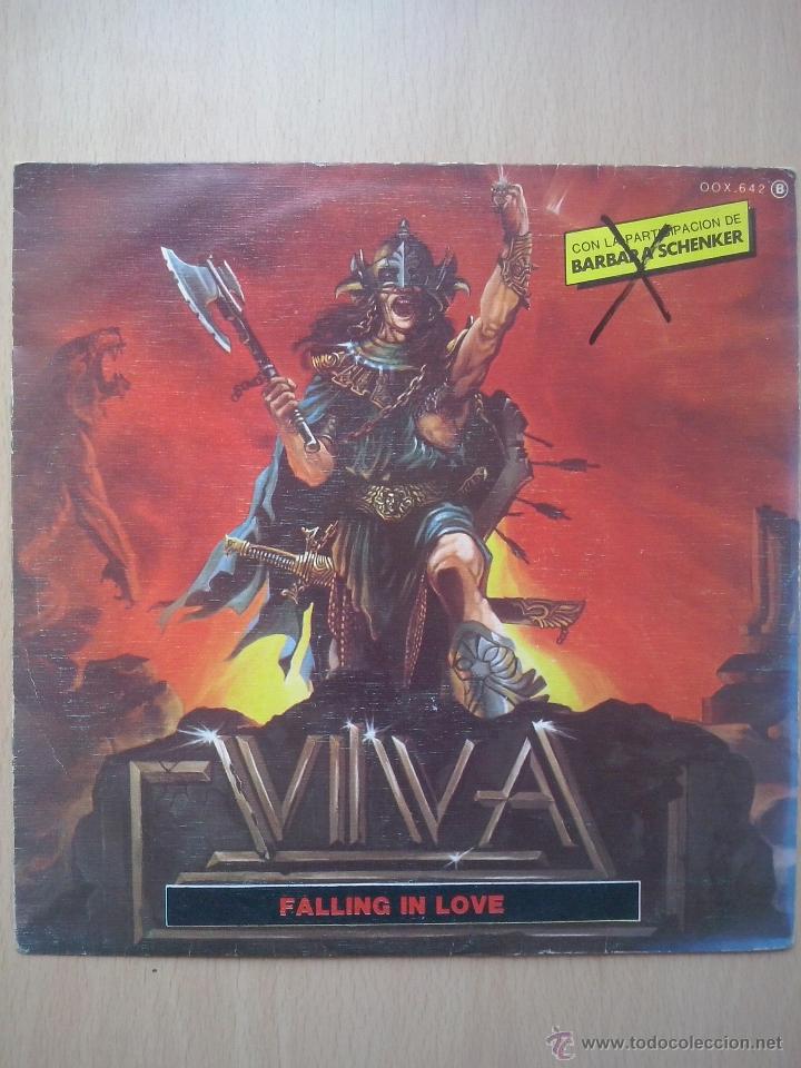 Discos de vinilo: viva - falling in love -  single chapa discos 1984 - Foto 1