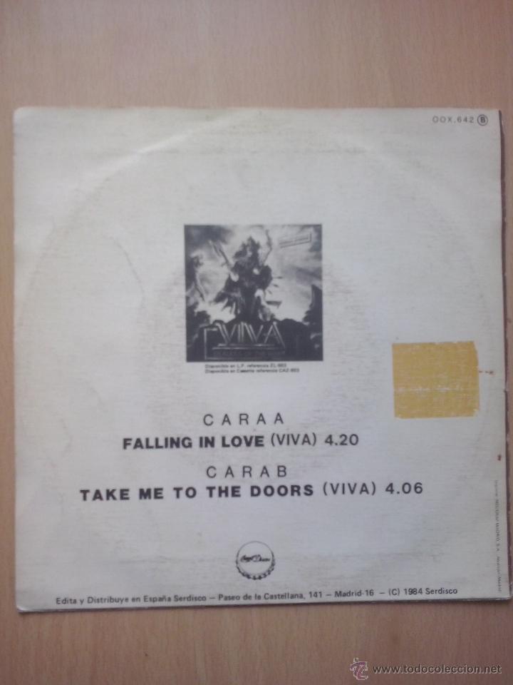 Discos de vinilo: viva - falling in love -  single chapa discos 1984 - Foto 2