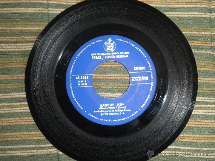 Discos de vinilo: SPACE - MAGIC FLY SINGLE - ORIGINAL ESPA&Ntilde;OL - HISPAVOX RECORDS 1977 - STEREO - - Foto 3