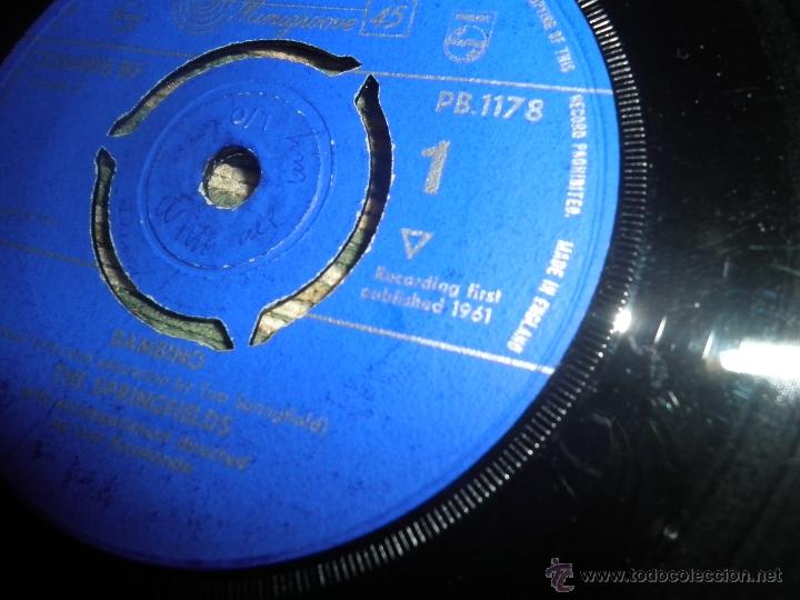 Discos de vinilo: THE SPRINGFIELDS - BAMBINO SINGLE - PHILIPS RECORDS 1961 - MONOAURAL - - Foto 5