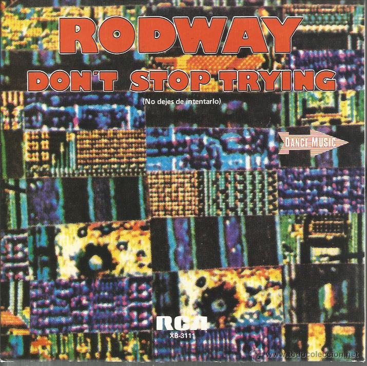 Discos de vinilo: SG RODWAY : DON&acute;T STOP TRYING - Foto 1