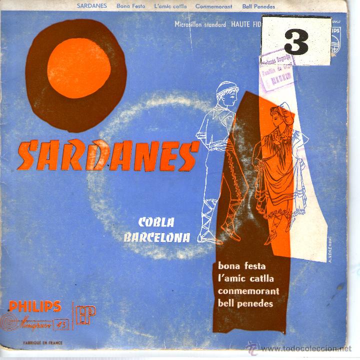 Discos de vinilo: SARDANES  COBLA BARCELONA - Foto 1