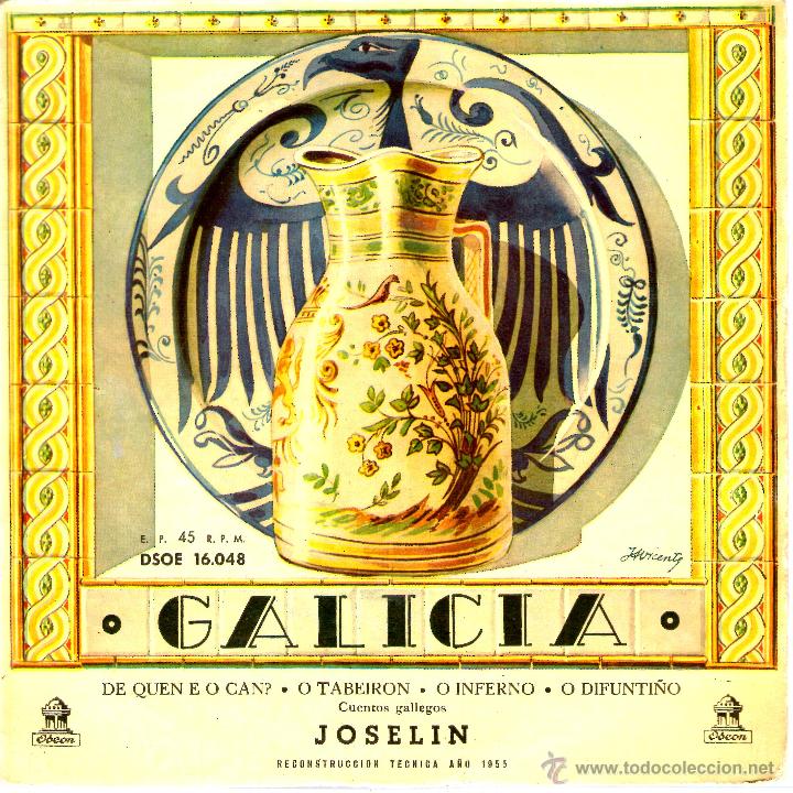 Discos de vinilo: GALICIA. JOSELIN. CUENTOS GALLEGOS - Foto 1