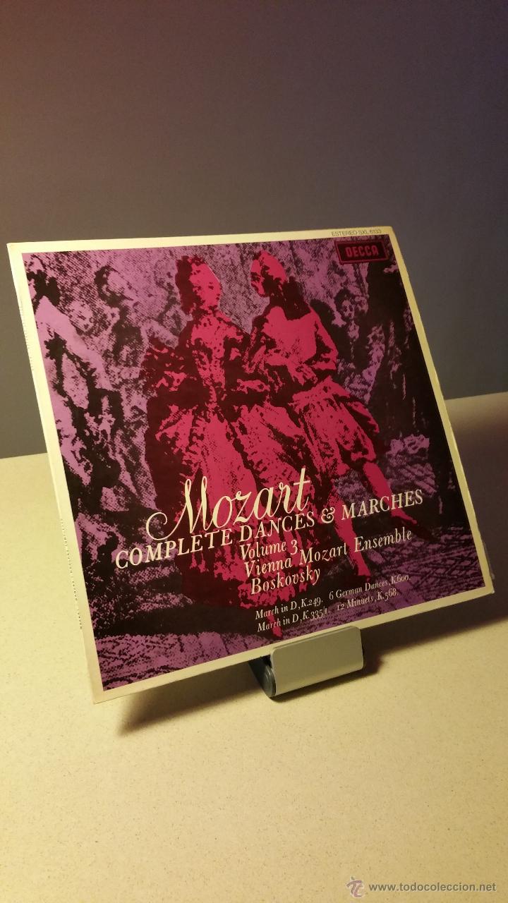 Discos de vinilo: MOZART COMPLETE DANCES & MARCHES VOLUME 3 DECCA LP - Foto 1